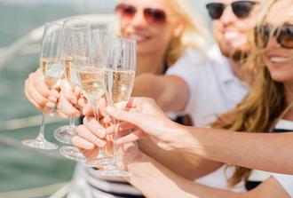 Private Lobster and Champagne Catamaran Cruise from Santorini - Daytime Tour