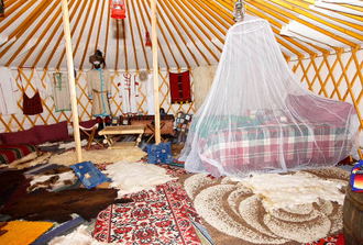 Private ECO Relaxation in a Yurt - 2 nights for 2 people