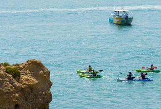 Kayaks Tour in Albufeira Coast